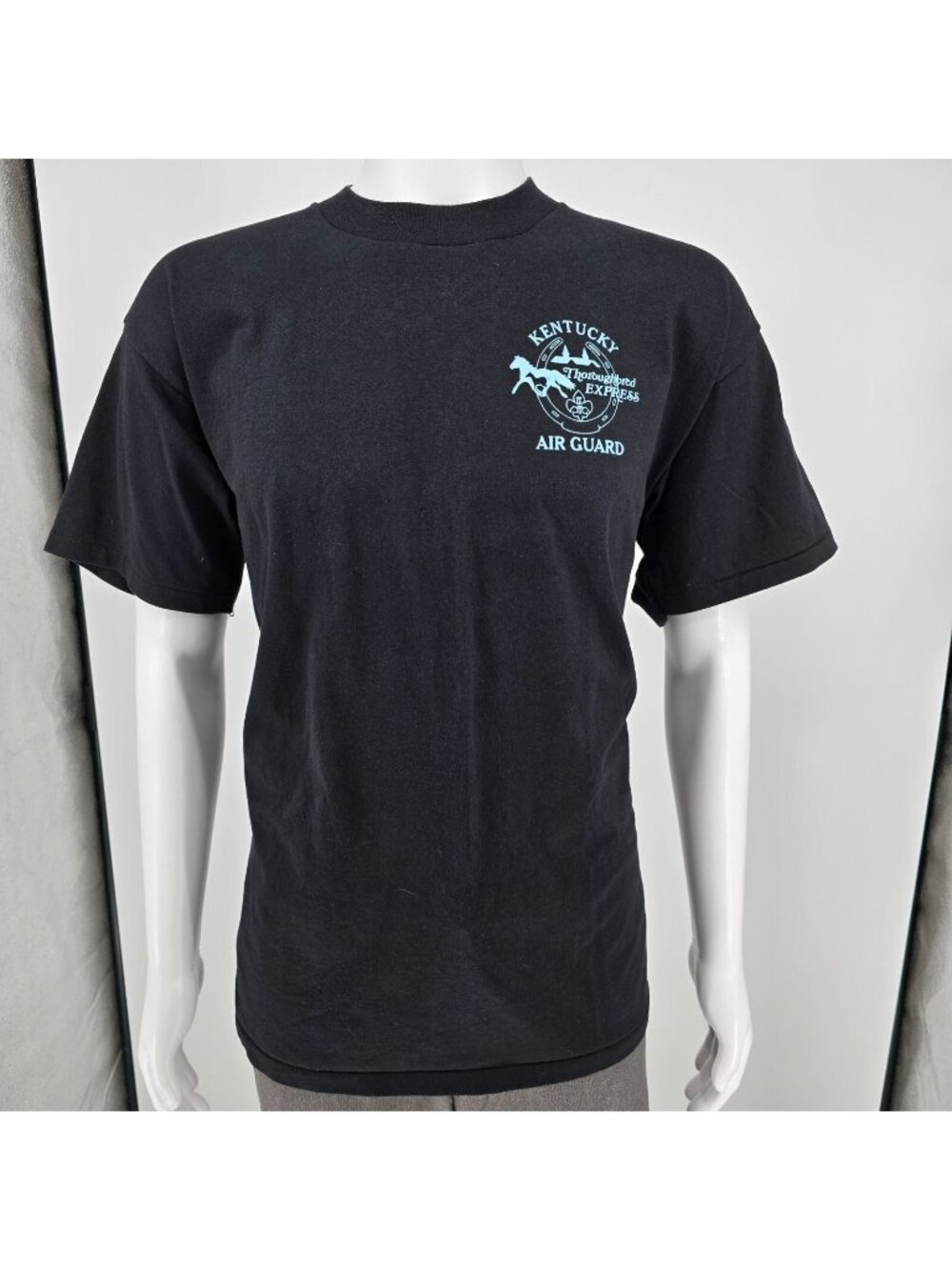 Vintage 1990s Kentucky Air Guard Thoroughbred Express Fitness Champion T-Shirt L